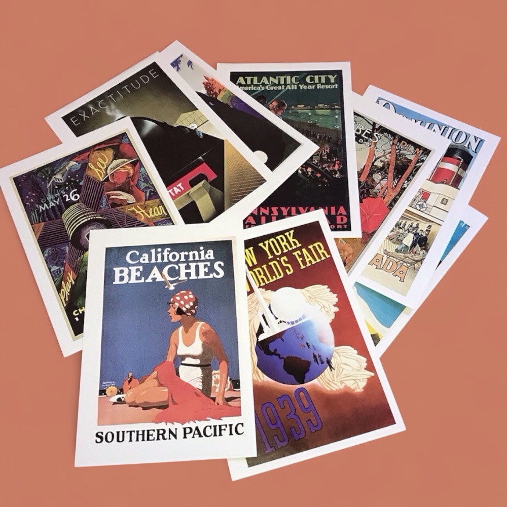 Vintage Travel Posters Postcards